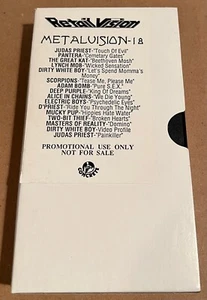 Metal Vision Vol. 18 RARE promo VHS compilation [Alice In Chains, Pantera] - Foto 1 di 3