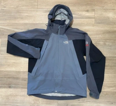 The NORTH FACE Summit Series Mens M Gray Hooded Apex Bionic Soft Shell Jacket - Image 1 of 4