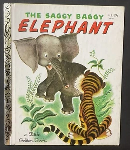 Vintage 1982 Little Golden Book "The Saggy Baggy Elephant" - Bild 1 von 9