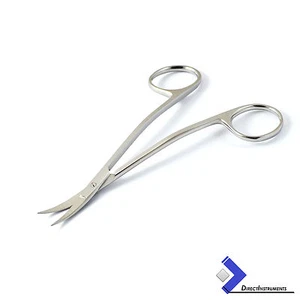 Dental Surgical La Grange Curved Lab Suture Insert Scissor Tissue Trimming Shear - Picture 1 of 3