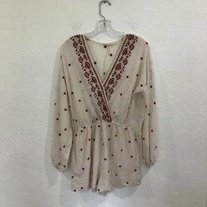 Chloe & Katie Embroidered Romper, Size M - Picture 1 of 6