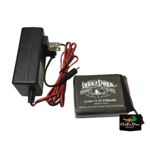 LUCKY DUCK E-CALLER BATTERY AND CHARGER KIT FOR REBEL REVOLT REVOLUTION - Picture 1 of 1