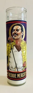 Freddie Mercury Prayer Saint Devotional Candle Unemployed Philosophers Guild - Picture 1 of 9