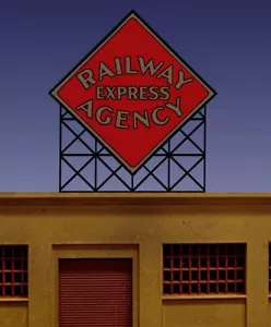 Miller Engineering ~ scala HO o O ~ cartellone pubblicitario ferroviario espresso ~ 0071 - Foto 1 di 1