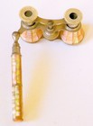 UNUSUAL EXTENDING VINTAGE EDWARDIAN MOTHER-OF-PEARL OPERA GLASSES, FRANCE
