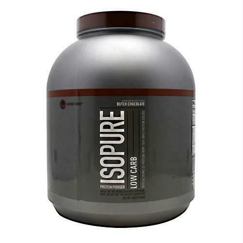 2 X Isopure, proteína en polvo baja en carbohidratos, chocolate holandés, 4,5 libras (2,04 kg) Foto 1 de 1