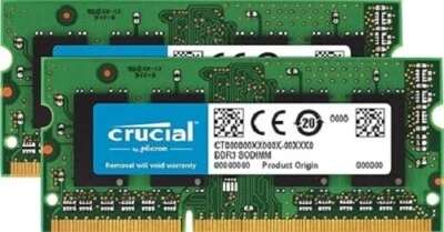 Crucial 4 GB (X2) SO-DIMM 1600 MHz PC3-12800 DDR3L Memory (CT51264BF160BJ) - Image 1 of 2