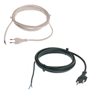 Euro-Anschlussleitung 1.5m-3m Zuleitung Anschlussleitung Stromkabel 230V 2.5A - Bild 1 von 6