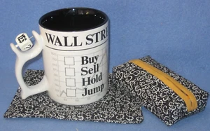 Wall Street Becher Spinner Abteilung 56 $ Becher Teppich & Taschentuchhalter Börse - Bild 1 von 6