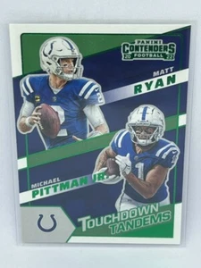 Matt Ryan/Michael Pittman Jr Emerald 2022 Panini Contenders Football # TDT-IND - Bild 1 von 2