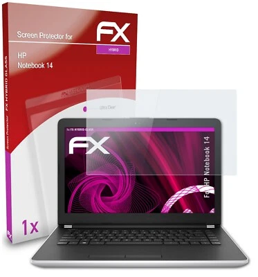 atFoliX Pellicola Vetro per HP Notebook 14 9H Armatura di protezione - Immagine 1 di 4