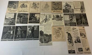 lot of twenty-two NEW DEPARTURE COASTER BRAKE bicycle accessory ads~ 1927-1949 - Picture 1 of 1