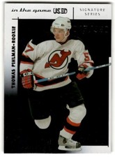 2003-04 In The Game Used Signature Series Thomas Rhodin Rookie /390 #184