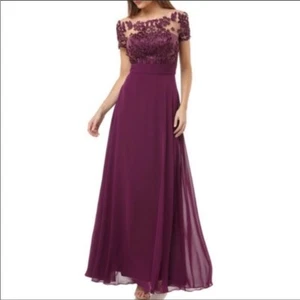 JS Collections besticktes Illusion Miederkleid - Bild 1 von 9