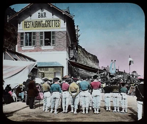 FOTOGRAFÍA DEPORTIVA ATLÉTICA MONTE CARLO FRANCIA C1890 Magic Lantern Slide - Imagen 1 de 3