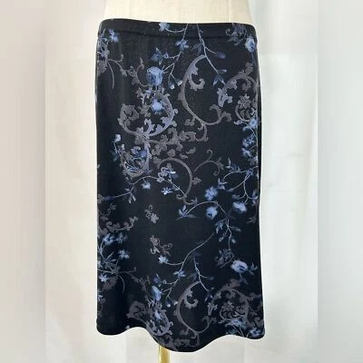 VTG 90s HEART SOUL Floral Midi Skirt SIZE L - Image 1 of 4