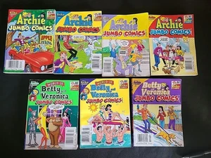 Lote de 7:4 Archie y 3 Betty & Veronica Jumbo Comics Digest - Imagen 1 de 13