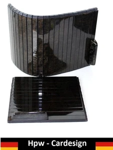 ROLLO MITTELTUNNEL MERCEDES R129  HOLZ WOOD VOGELAUGENAHORN 2 tlg.BLACK BIRD EYE - Picture 1 of 3