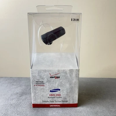 Verizon HM1200 Bluetooth Headset, Standard, Universal - NEW SEALED - Image 1 of 3