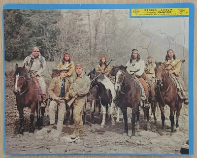 Broken Arrow - Frame Tray Built-Rite Puzzle 1950s 29 Pieces Complete - Image 1 of 2