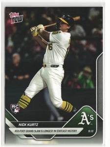 2025 Topps Now 493-Foot Grand Slam RC #711 Nick Kurtz Athletics PR:10738 - Picture 1 of 2