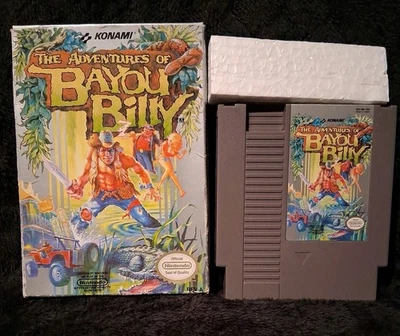 Adventures of BAYOU BILLY (Nintendo NES) in Box  No Manual Authentic Rare - Image 1 of 4