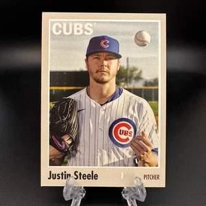 2024 Topps Archives Justin Steele #181 Chicago Cubs - Picture 1 of 2