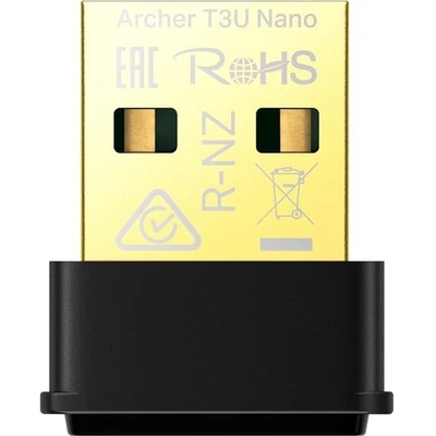TP-Link Archer T3U Nano - AC1300 2.4G/5G Dual Band Nano USB WiFi Adapter for PC - Image 1 of 4