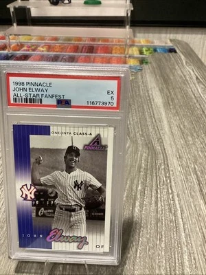 1998 PINNACLE ALL-STAR FAN FEST JOHN ELWAY JOHN ELWAY PSA 8 - Image 1 of 2