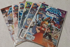 MEGA MAN 6 COMIC BOOKS #19-24 2011 Bagged & Boarded - Picture 1 of 3