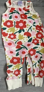 Hannah Anderson Romper 12-18 months Sleeveless Flower Print Snap Closure - Picture 1 of 4