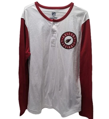 Camiseta Jersey Para Hombre Arizona Cardinals Manga Larga Mediana Blanca Roja Nueva Sin Etiquetas Algodón Foto 1 de 4