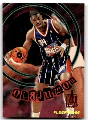 1995-96 Fleer #5 Hakeem Olajuwon Houston Rockets Total O Hit Packs SEM RESERVA! - Imagem 1 de 2
