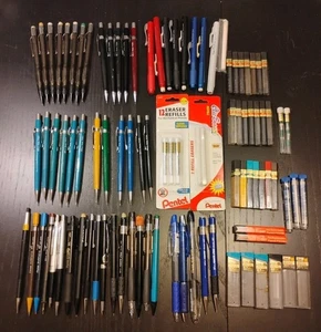 Vintage Pentel Druckbleistifte, Stifte, Radierer, Minen, Minen riesiges Konvolut Posten - Bild 1 von 23