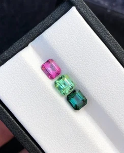 2.1 Carats Natural Mix Color Tourmaline Loose Stones Lot - Picture 1 of 1