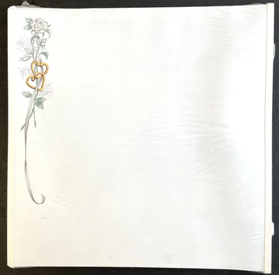 NIP Creative Memories Wedding 12x12 Old Style SCRAPBOOK PAGES 5/10 sheet refill - Image 1 of 2