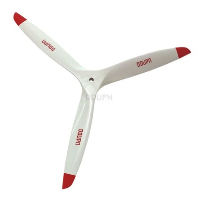 3 Blades 19x6 19x8 19x10 Nitro Gasoline Engine Wood Propeller White RC Airpalne - Image 1 of 4