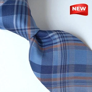 Cravatta uomo CLUB ROOM, fantasia quadri, colore blu nuova con etichetta ⭐️ PREZZO NORMALE 55€ - Foto 1 di 7