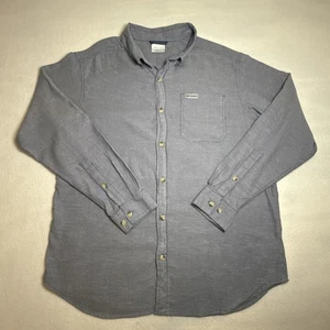 Men’s Columbia Long Sleeve Casual Button Down Shirt Super Soft Blue - Picture 1 of 9