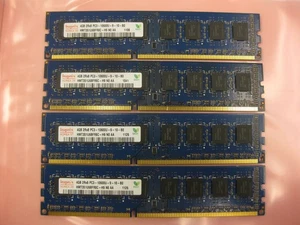 SK HYNIX 16GB ( 4x4GB ) 2Rx8 PC3-10600U  DDR3 DESKTOP Memory RAM - Picture 1 of 9