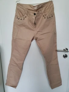 GINA BENOTTI Damen 5-Pocket Jeans Hose Slim Beige Gr. 48 NEU - Bild 1 von 7