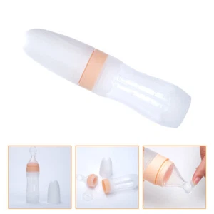 120 Ml Baby Food Spoon Infant Squeeze Bottle Rice Cereal Toddler - Picture 1 of 12