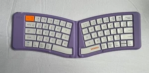 Seenda KXB1 Wireless Keyboard- Foldable Ergonomic Compact Purple NIB free ship - Picture 1 of 4