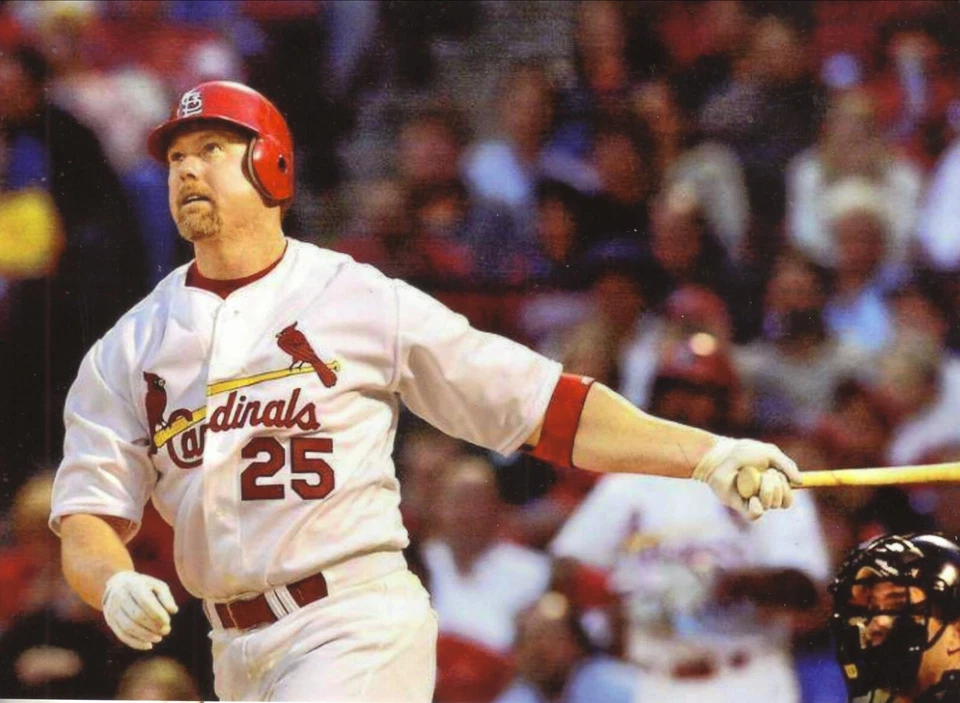 Mark McGwire St Louis Cardinals Brillante 5x7 Foto en color Foto 1 de 1