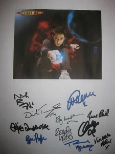 Guión de TV firmado por Doctor Who X11 David Tennant Agyeman Reid Andoh Mbatha-Raw rpnt - Imagen 1 de 1