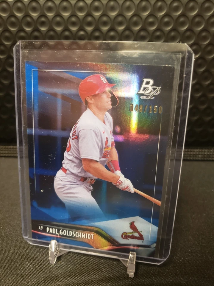 2021 Bowman Platinum Blue /150 Paul Goldschmidt #38 - Image 1 of 2