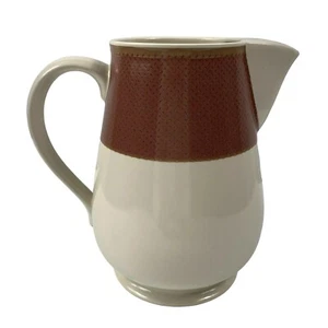 Noritake Stoneware Safari Rosewood Pitcher 72 Ounces #8043 Indonesia - Picture 1 of 10