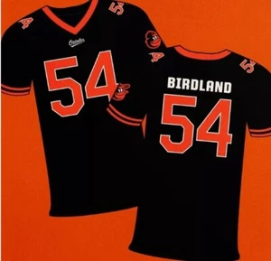 Baltimore Orioles Football Jersey Size XL SGA 9/7/24 In Hand - Picture 1 of 4