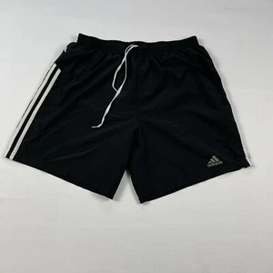 Adidas Climalite Response Black lined Athletic Shorts Drawstring Men’s Size: L - Picture 1 of 16
