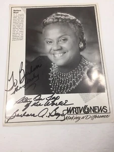 WRTV 6 Autographed Barbara Boyd  NEWS in INDIANAPOLIS,INDIANA - Picture 1 of 6